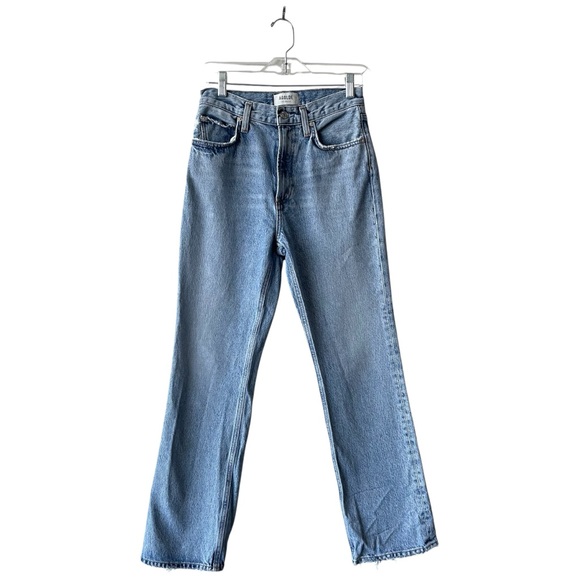 AGOLDE High Rise Vintage Distressed Boot Cut Jeans A9086-1206 Size 25 - Picture 1 of 10